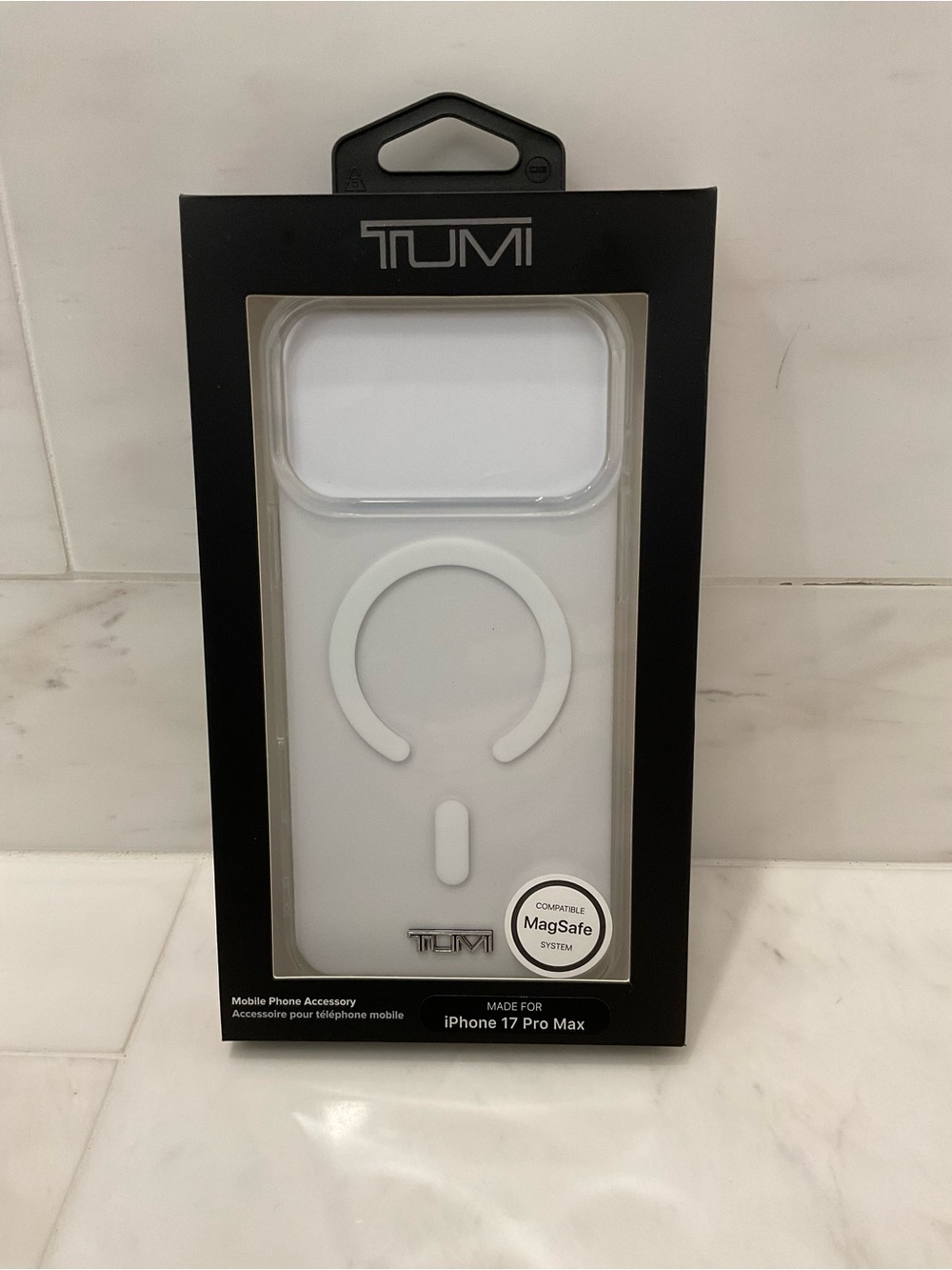 NIB Tumi Apple iPhone 17 Pro Max Polycarbonate Phone Case - CLEAR